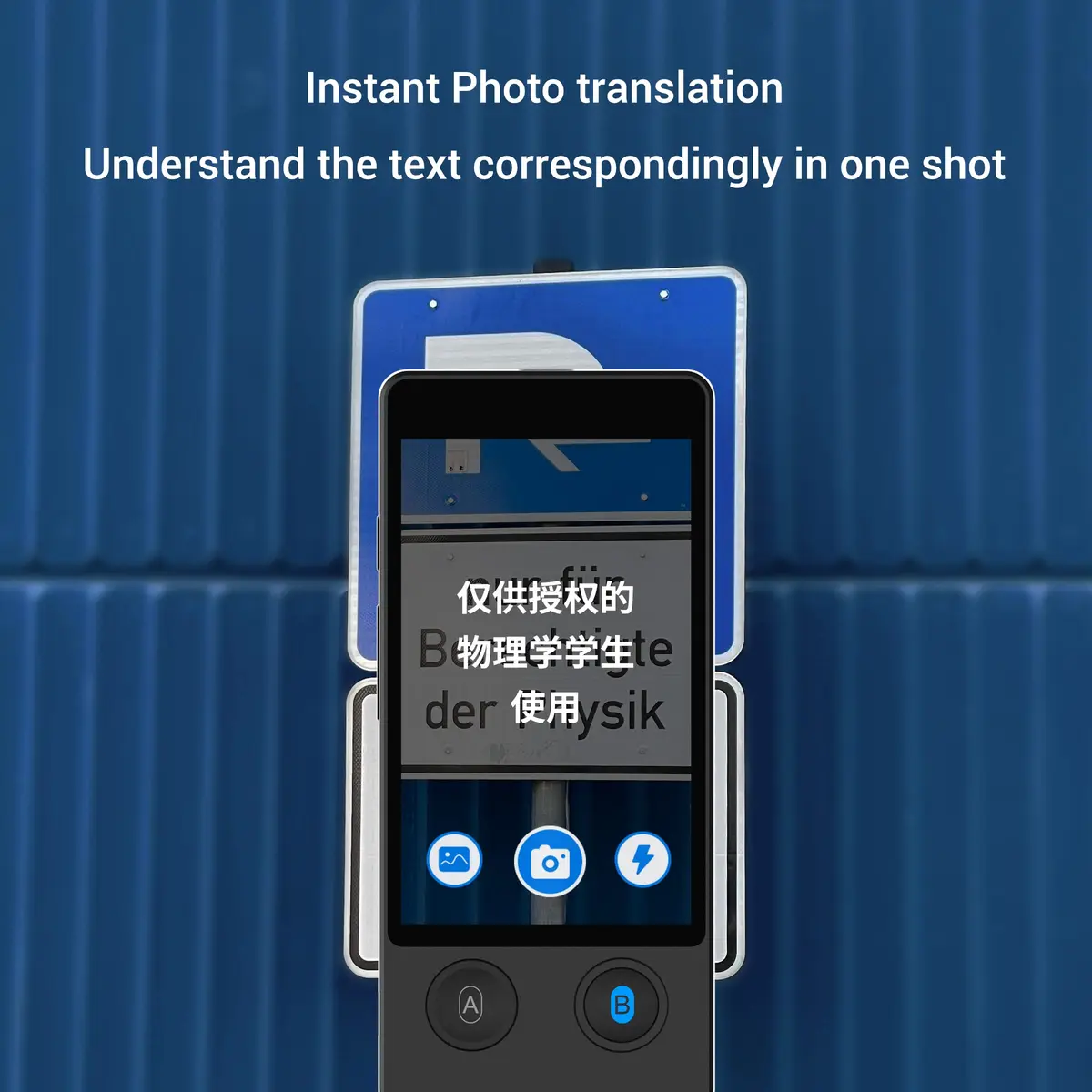 ANFIER W12 Language Translator Device 3.7 inch Touchscreen | 144 Languages, 98% Accuracy, Offline Translation - view 4
