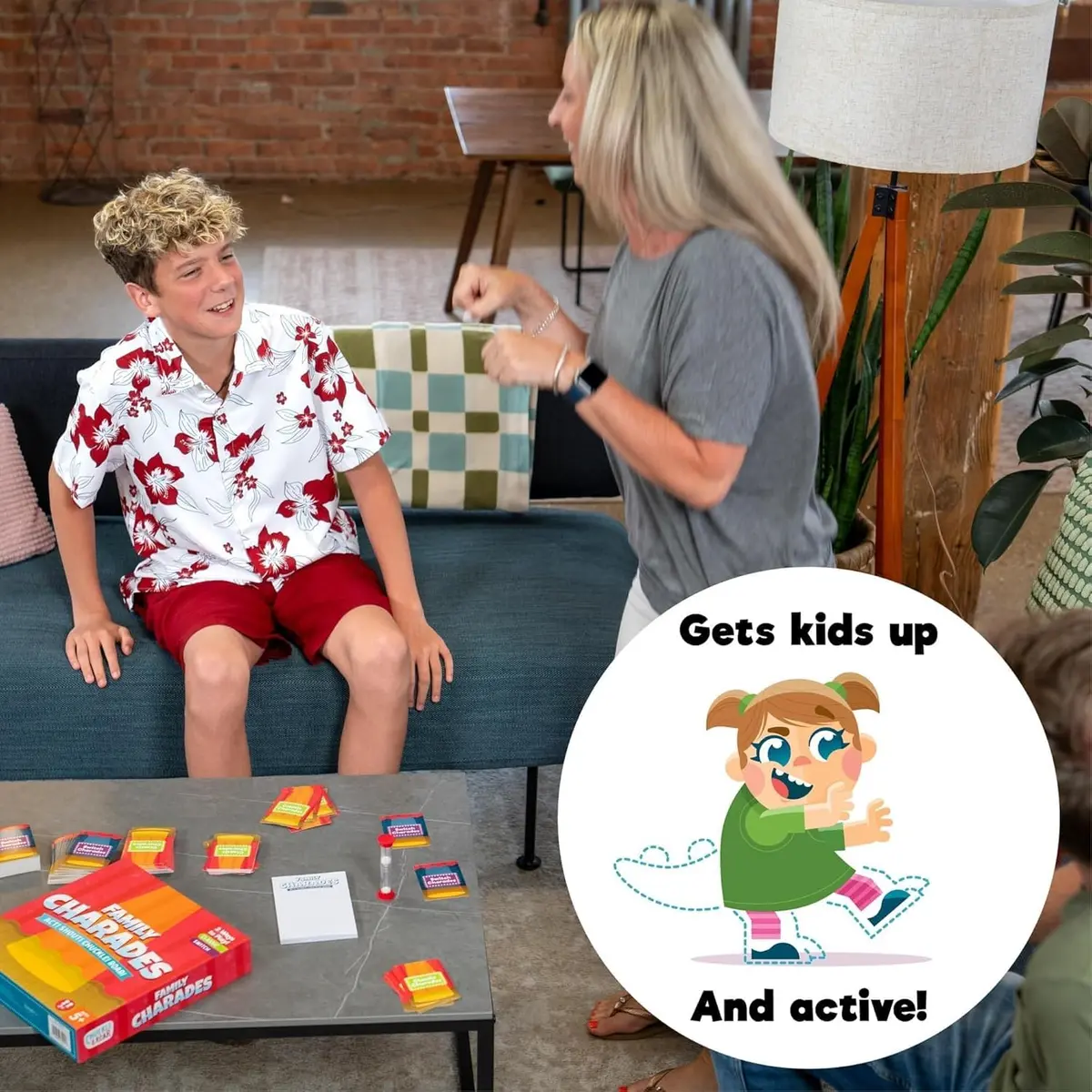 Chuckle & Roar Classic Charades Game for Kids, 750 Charades Ideas | Family Party Game for Ages 5+ - view 5