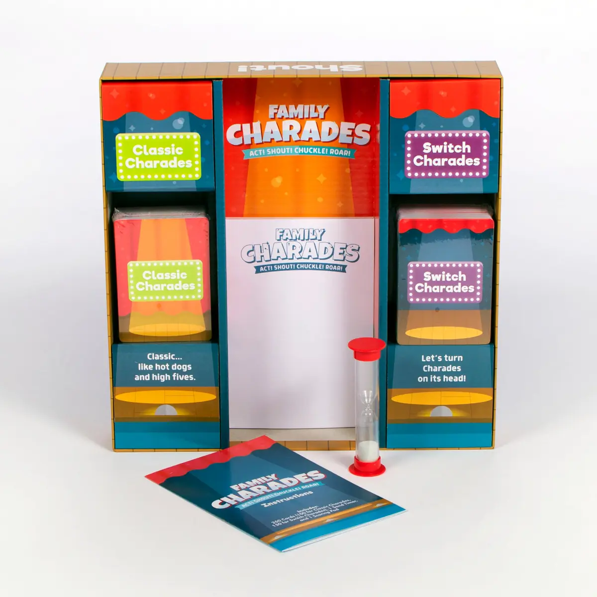 Chuckle & Roar Classic Charades Game for Kids, 750 Charades Ideas | Family Party Game for Ages 5+ - view 6