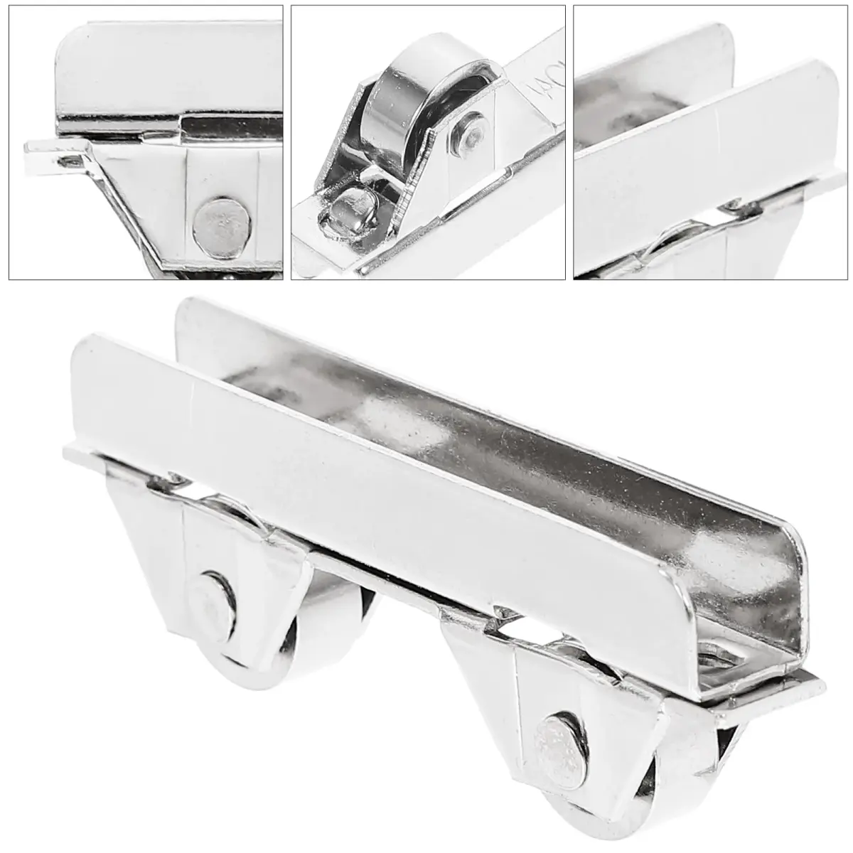 Angoily Mini Stainless Steel Showcase Window Roller for 5-6mm Thick Glass | Pack of 10 - view 9