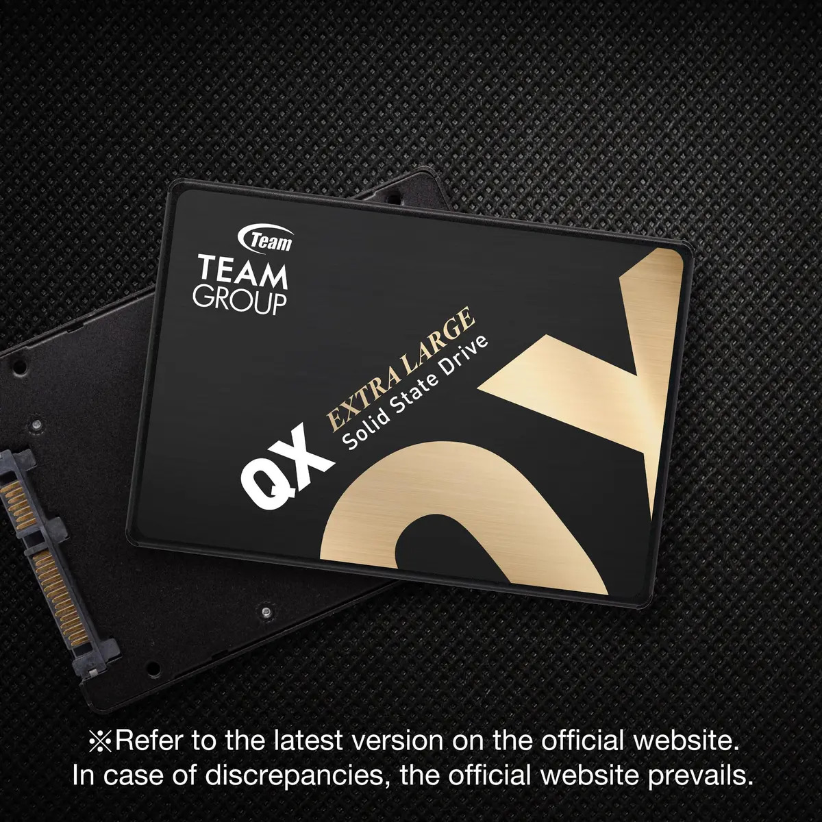 TEAMGROUP QX 2TB 3D NAND QLC SATA III SSD | Up to 560/500 MB/s R/W Speed, 400TBW, Laptop & Desktop - view 2
