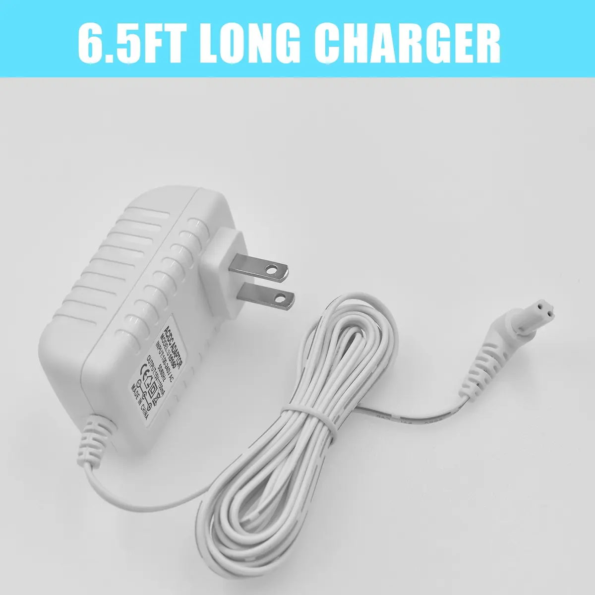BOEEA 15V Charger for Black+Decker Dustbuster Handheld Vacuum 1.8m (5.9ft) | USA-Imported Power Adapter - view 3