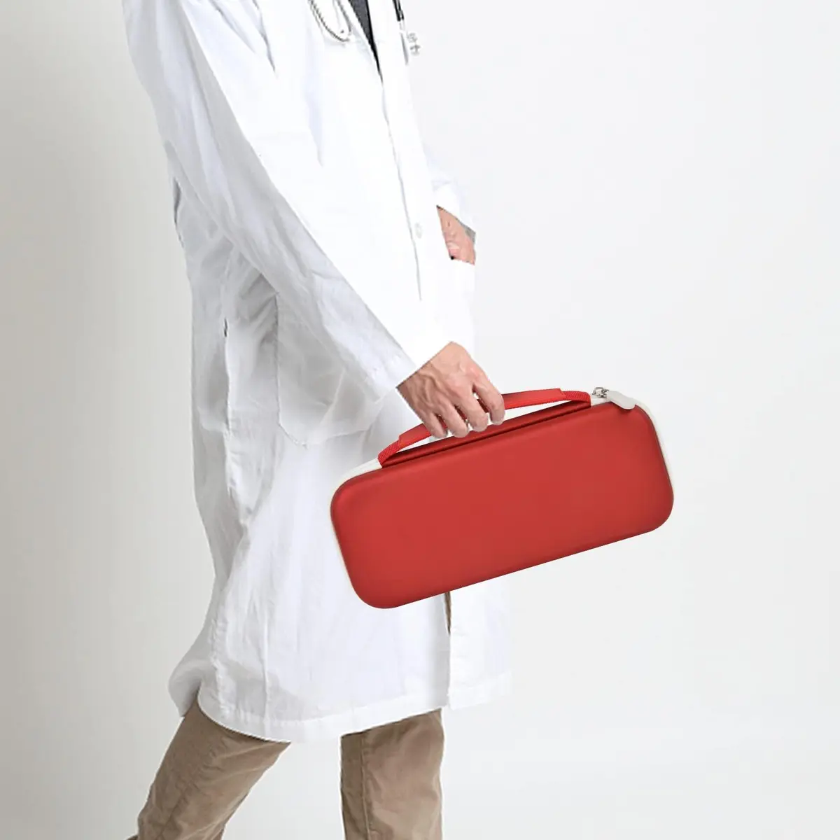 ALKOO Stethoscope Case for 3M Littmann Classic III/Cardiology IV, PinkRed | Protects Your Diagnostic Tools - view 6