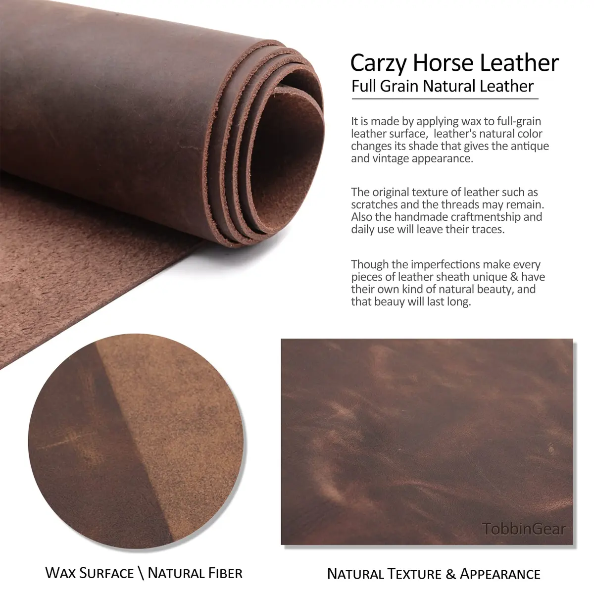 TarbicGear Leather Holster for Samsung Z Flip Series & Motorola Razr, Belt Clip & Card Holder, Brown | 360° Protection - view 6