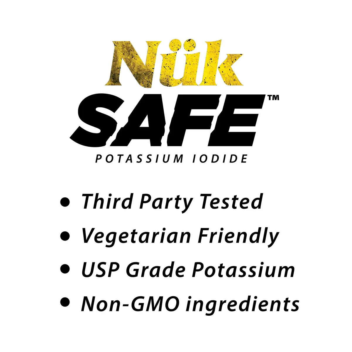 BLUE-EMU Nuk Safe Potassium Iodide 140 Tablets | USP Grade Emergency Iodine Supplement - view 6