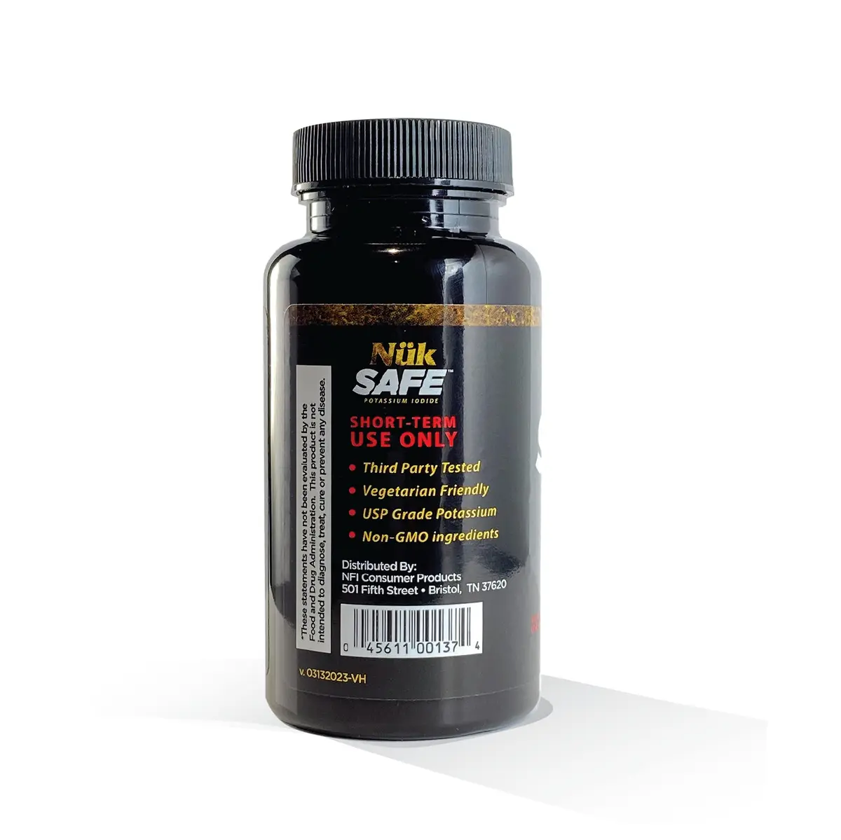 BLUE-EMU Nuk Safe Potassium Iodide 140 Tablets | USP Grade Emergency Iodine Supplement - view 2