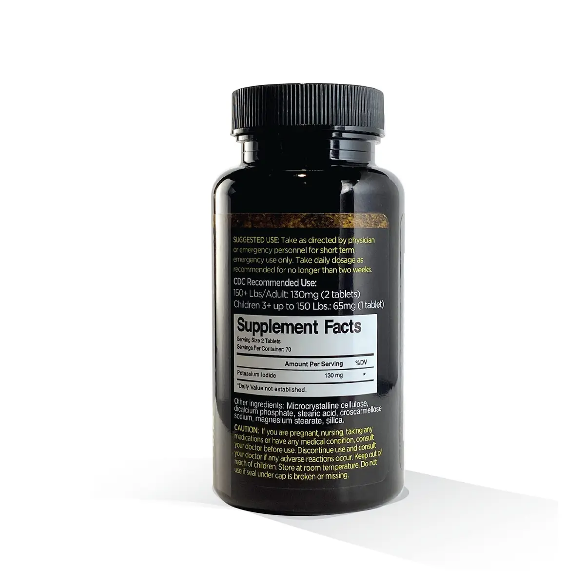 BLUE-EMU Nuk Safe Potassium Iodide 140 Tablets | USP Grade Emergency Iodine Supplement - view 3