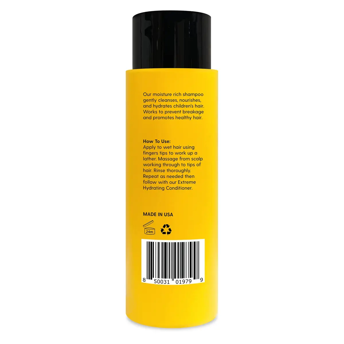Sunny Isle Kids Care Extreme Hydrating Shampoo 12oz | Gentle, Sulfate-Free for Curly & Wavy Hair - view 6