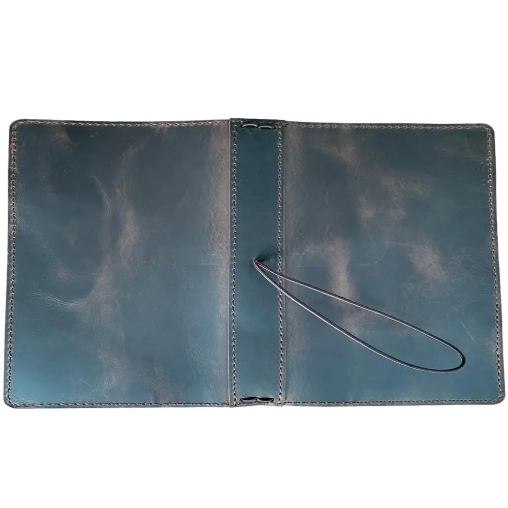 newestor Genuine Leather Travelers Notebook Cover B6 Size Dark Brown | Fits 5"x7.2" Notebooks - view 3