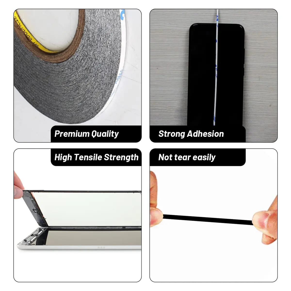 Kaisiking LCD Screen Repair Tape 2mm & 3mm | Double Sided Adhesive for Cellphone & Device Repair - view 5