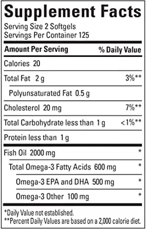 Nature Made Fish Oil 1000 mg Softgels | Omega 3 Supplement for Heart Health - view 2