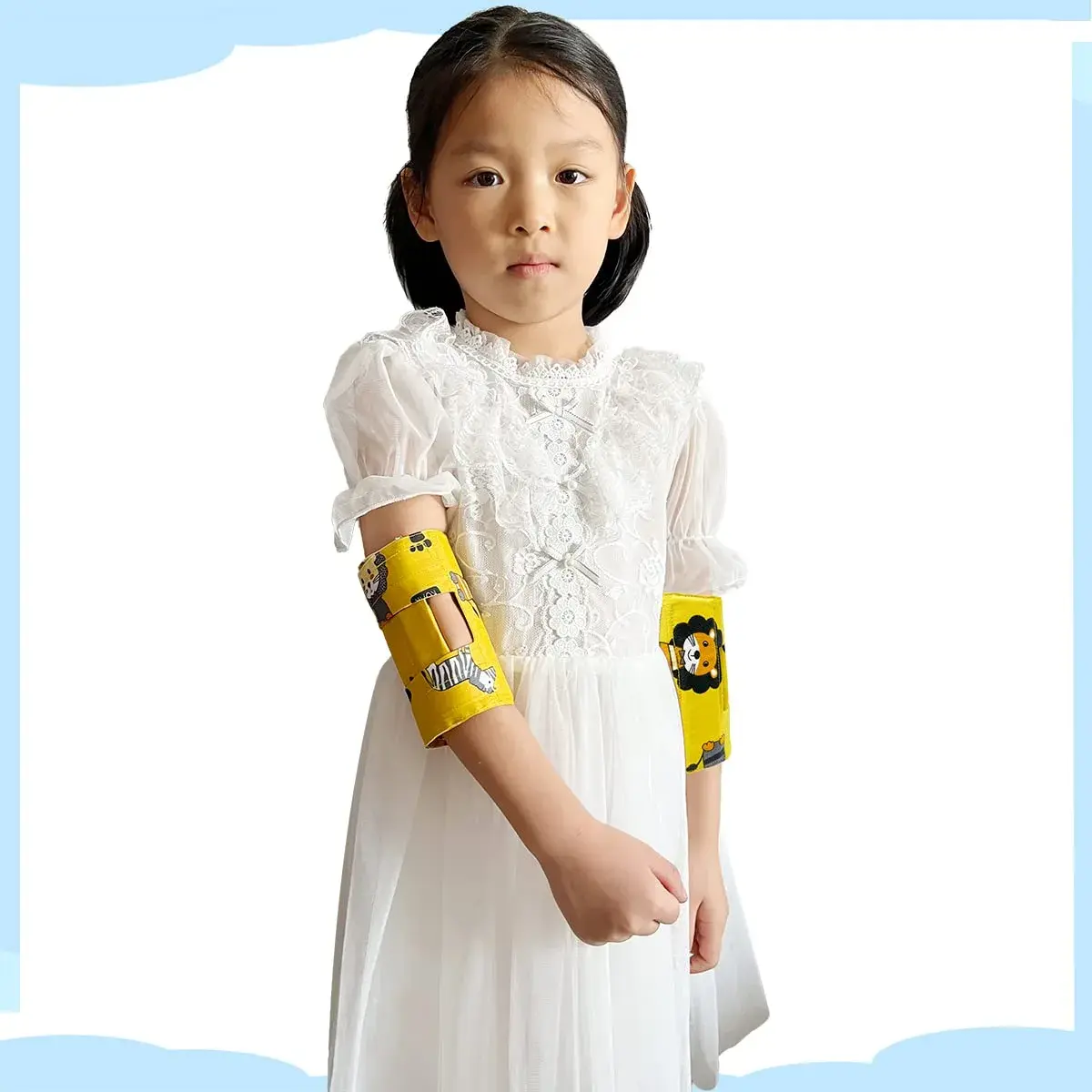 Heyshapeing Elbow Immobilizer Splint for Babies & Kids — Prevents Scratching & Thumb Sucking — Large (2-Pack) - main product image