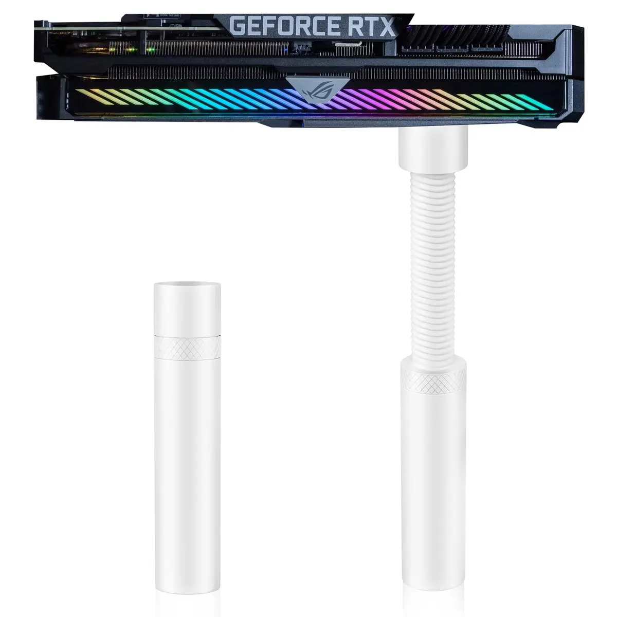 Aivalas Graphics Card GPU Brace Support, Video Card Sag Holder Bracket Stand | Aluminum, Adjustable Height, Magnetic Base - main product image