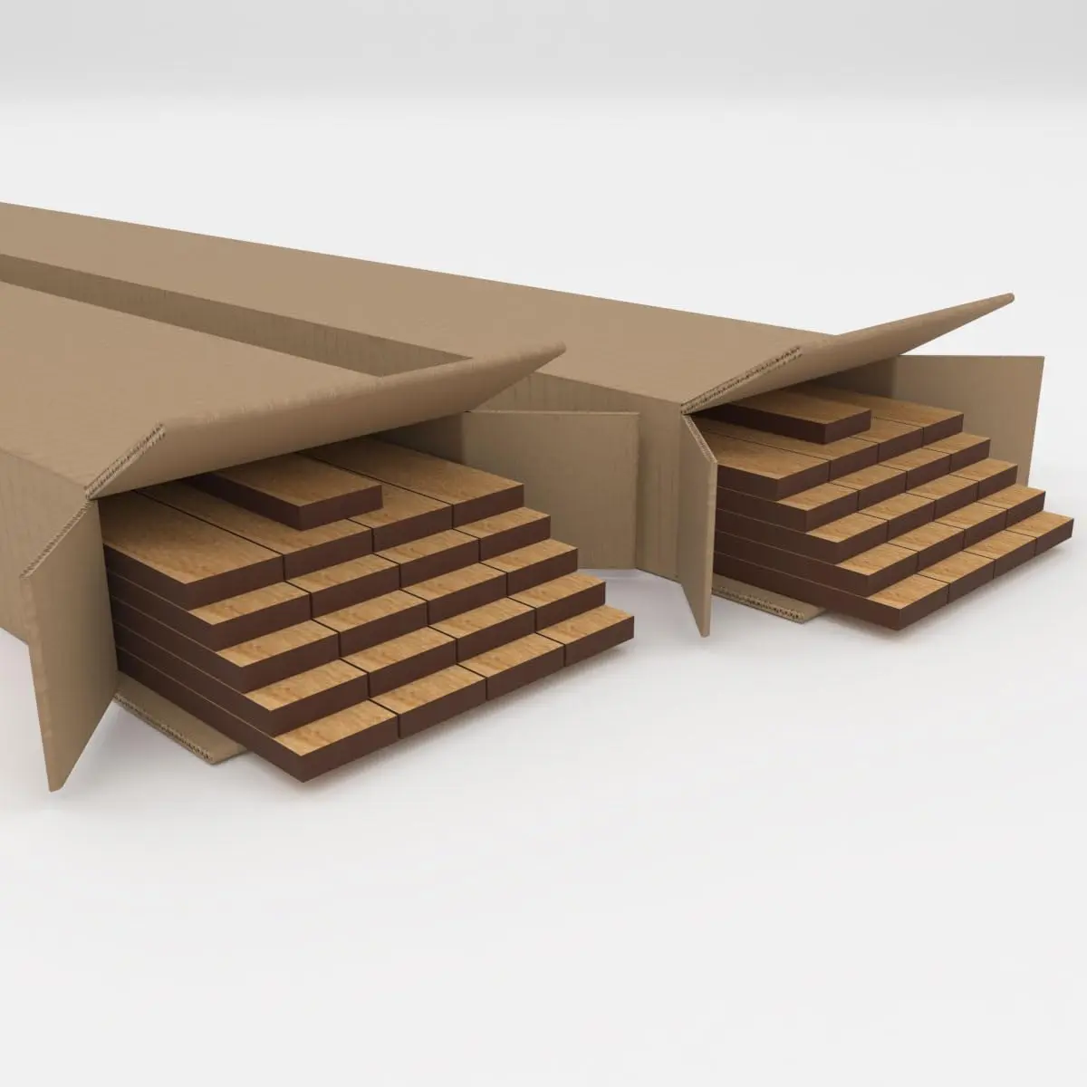 Ekena Millwork 94"H x 1/4"T Maple Wood Slat Wall Panel Kit | Adjustable, Eco-Friendly, DIY Friendly - view 5
