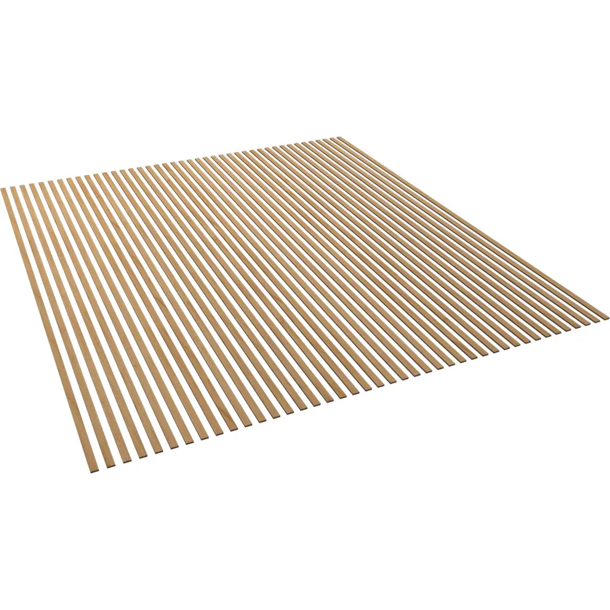 Ekena Millwork 94"H x 1/4"T Maple Wood Slat Wall Panel Kit | Adjustable, Eco-Friendly, DIY Friendly - view 4