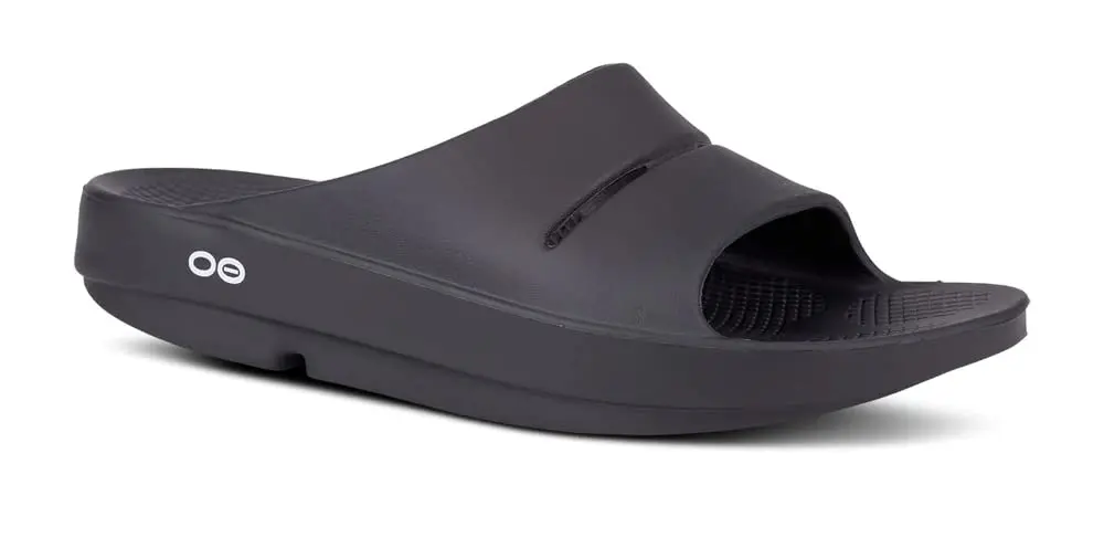 OOFOS OOahh Slide Sandals Black Camo - Men's 4 / Women's 6 | Recovery Footwear - main product image