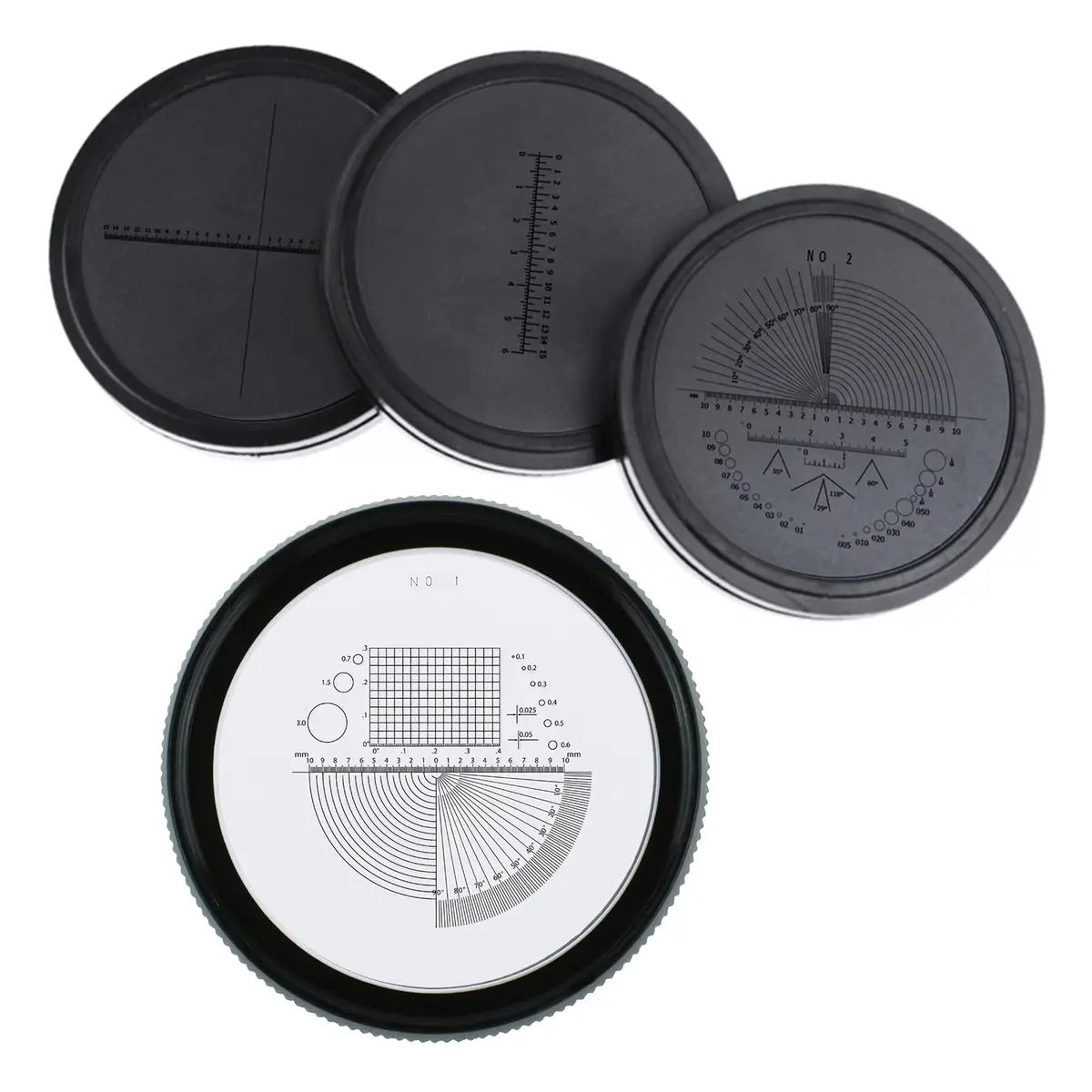 DANOPLUS Jewelers Loupe 10X Magnification with 8 LED Lights & 4 Glass Scale Lens, 0.98'' Field of View - view 7