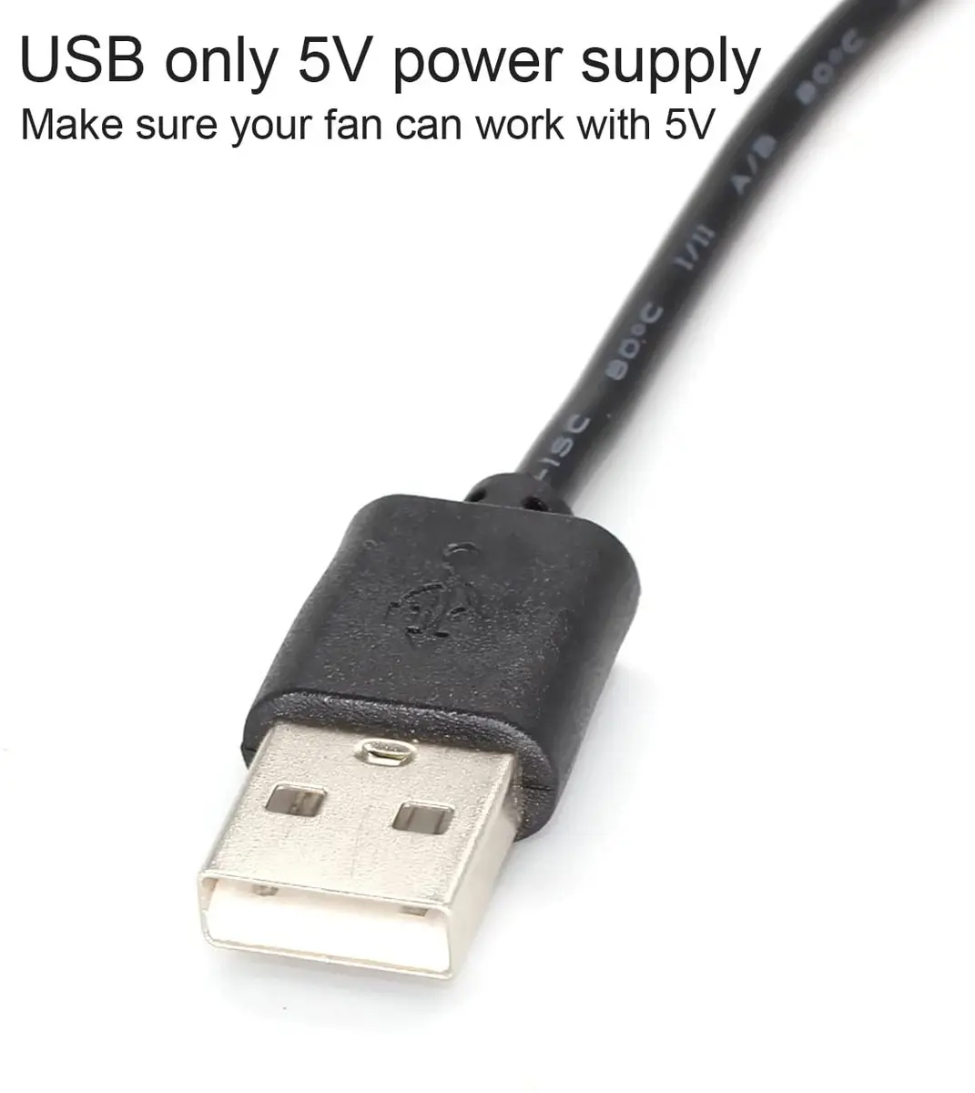 Gebildet USB to 3/4 Pin Fan Adapter Cable with ON/OFF Switch, 30cm, 2 Pack - view 4