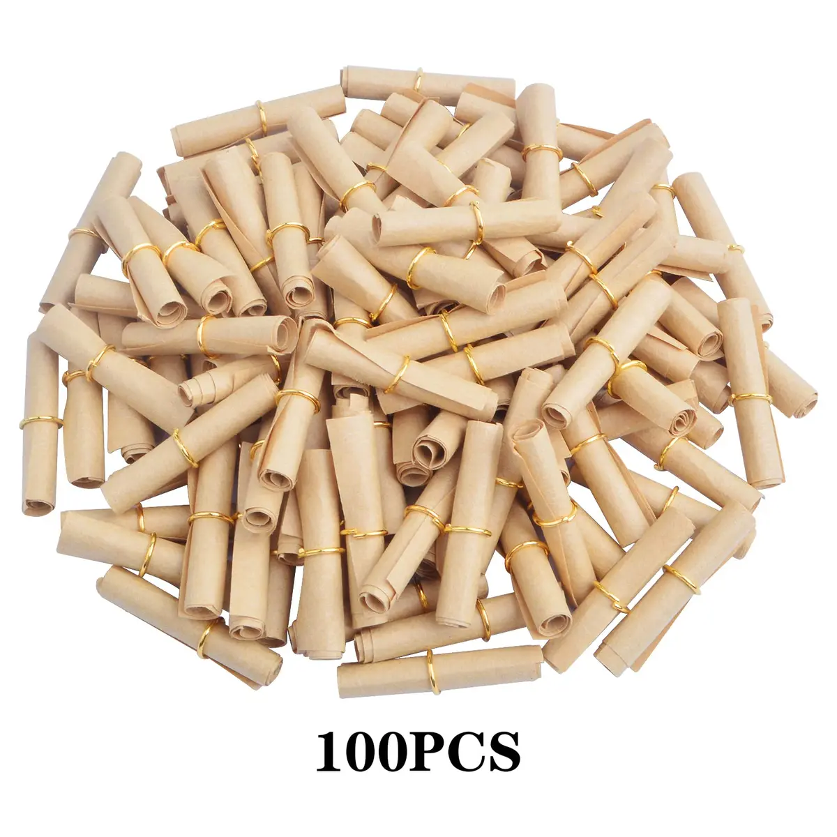 JMKTOOL Vintage Message Paper Scrolls 60x25mm | Lucky Wishing Paper Roll for DIY & Gifts - view 2
