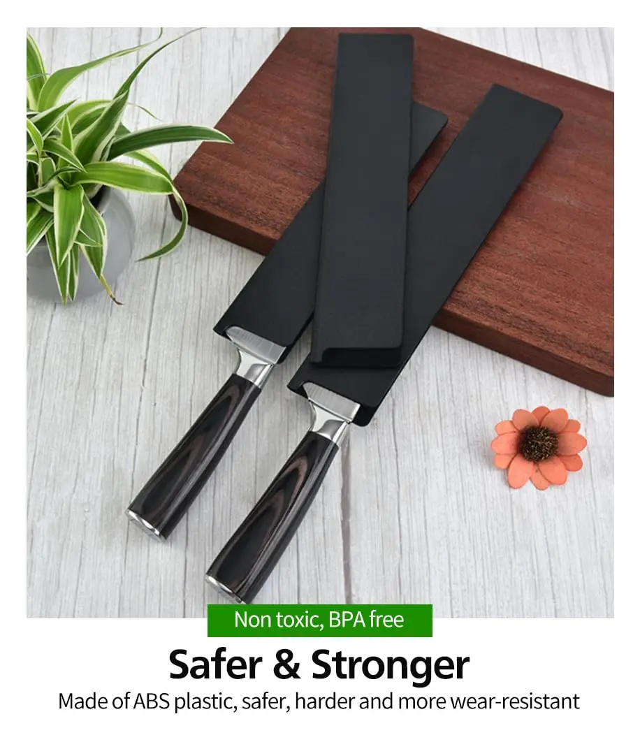 DkOvn Universal Knife Edge Guards Set (5-Piece) | Protects Blades & Prevents Accidents - view 4