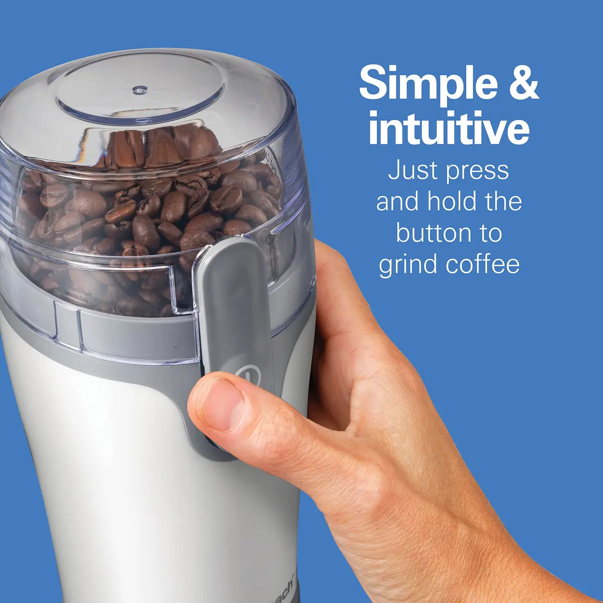 Hamilton Beach Fresh Grind Electric Coffee Grinder for Up to 12 Cups | Removable Stainless Steel Bowl & Quiet Operation - view 5