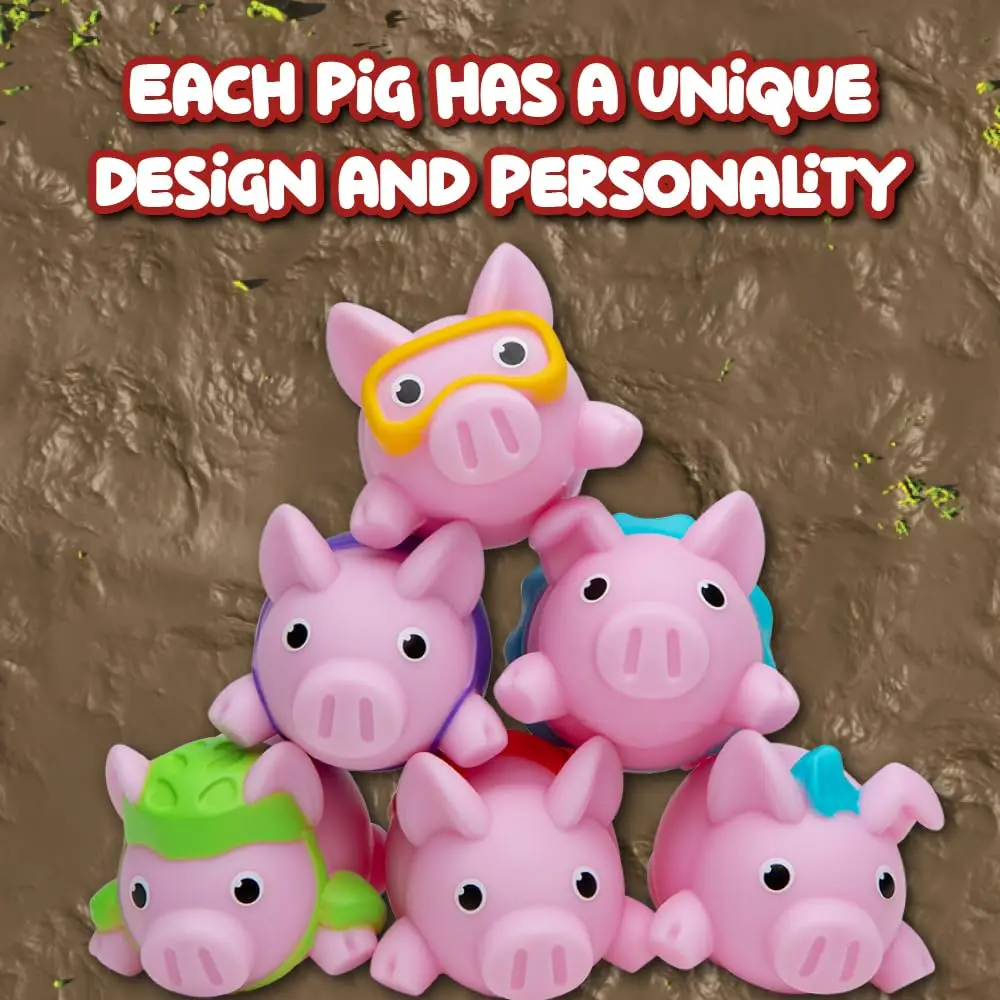 PlayMonster Pigs on Trampolines Board Game for Family Night | Hand-Eye-Coordination Game for Kids 6+ (1 Unit) - view 5