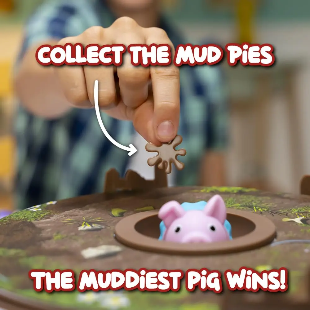 PlayMonster Pigs on Trampolines Board Game for Family Night | Hand-Eye-Coordination Game for Kids 6+ (1 Unit) - view 4