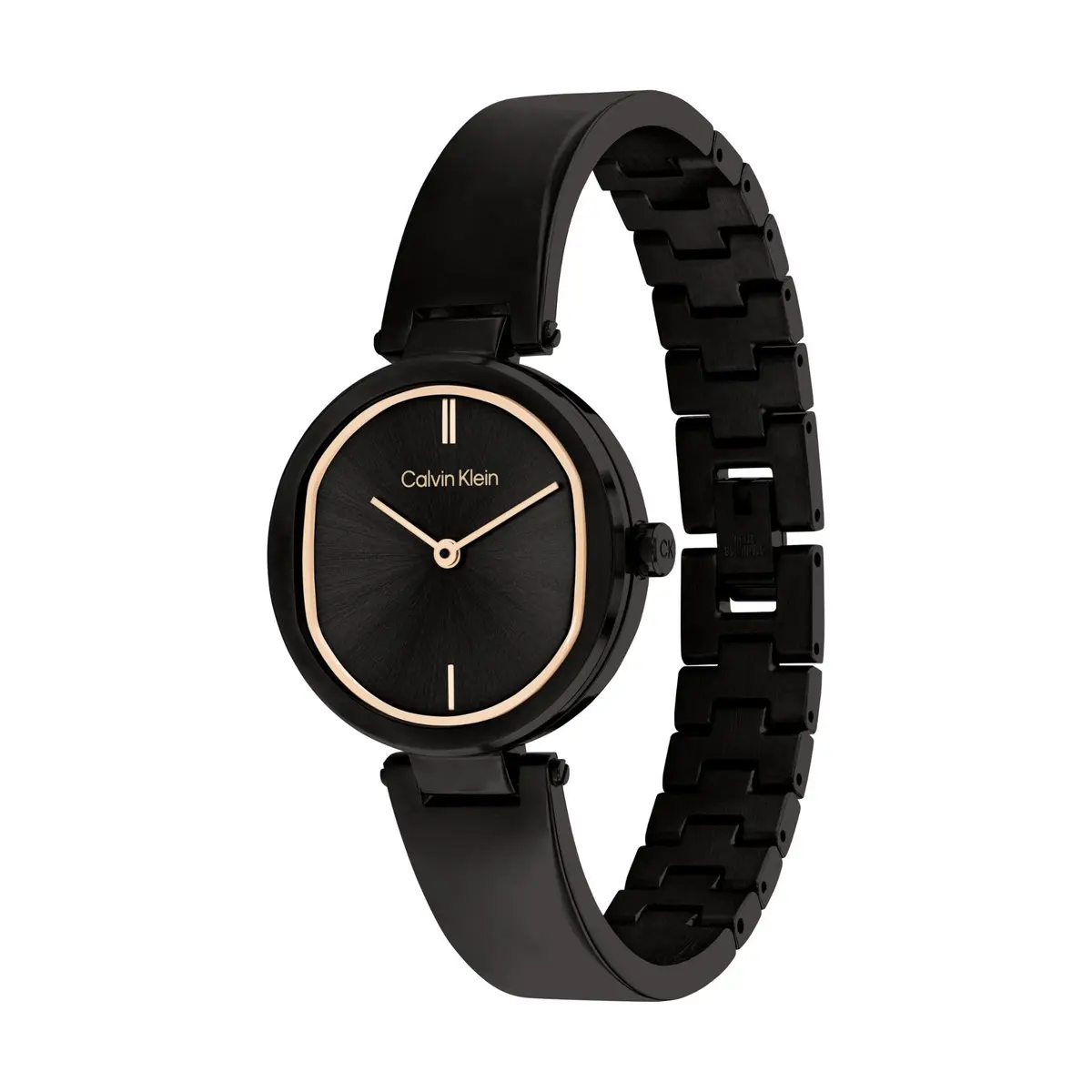 Calvin Klein Women's Quartz Watch 30mm Ionic Plated Black Steel | Modern Minimalist - view 2