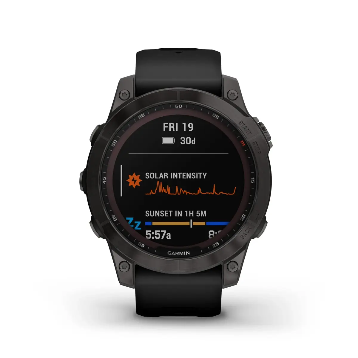Garmin fenix 7 Solar GPS Smartwatch 47mm Slate Gray | Long-Running Solar Powered Multisport GPS Watch - view 2