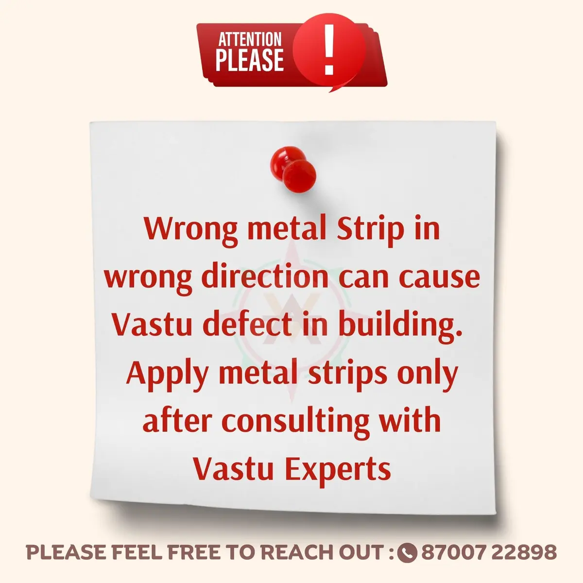 VASTU ANUKUL Premium Vastu Remedy Metal Strips (Iron - MS) 25mm (1 inch) x 10.2 Feet | Vastu Correction for Entrances and Toilets - view 6