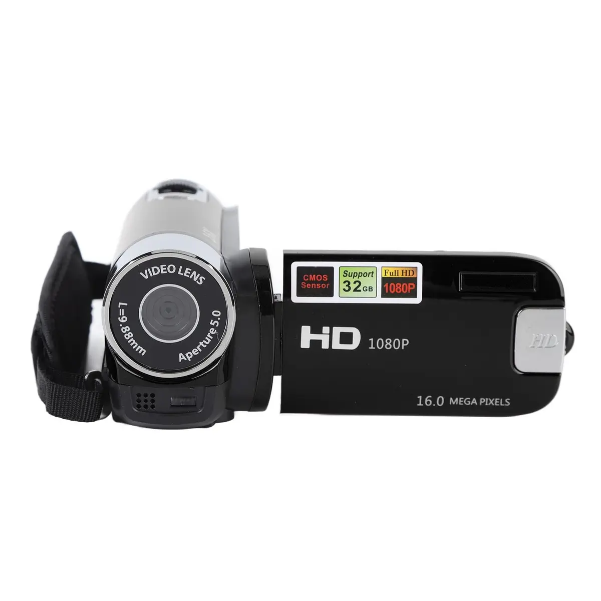 Yoidesu Black Camcorder 2.7in 1080P 16MP | Vlogging Recorder with 16X Zoom - view 8