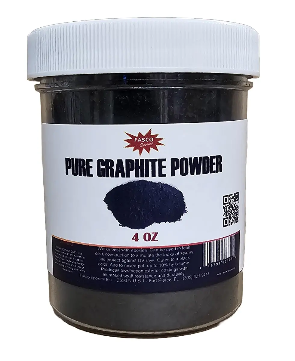 Fasco Epoxies Pure Graphite Powder 4 oz | Conductive Filler for Epoxy & Coatings - main product image