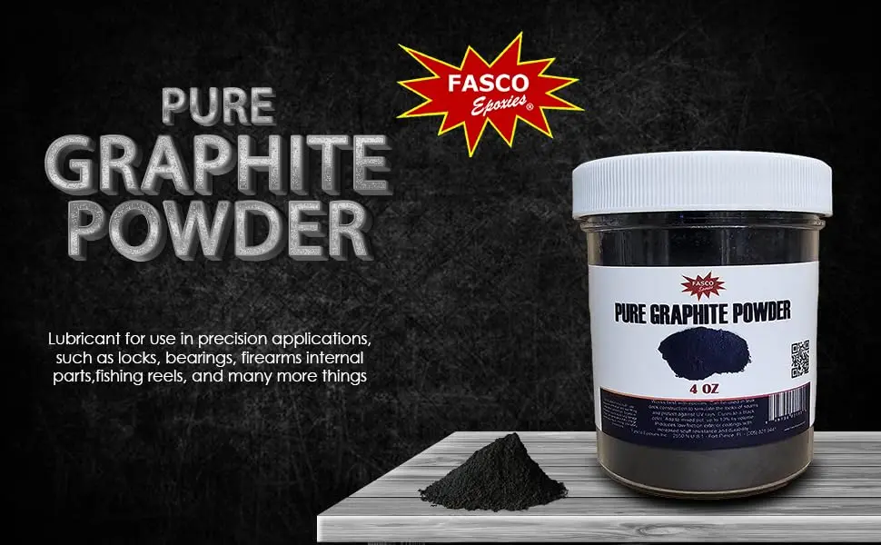 Fasco Epoxies Pure Graphite Powder 4 oz | Conductive Filler for Epoxy & Coatings - view 2