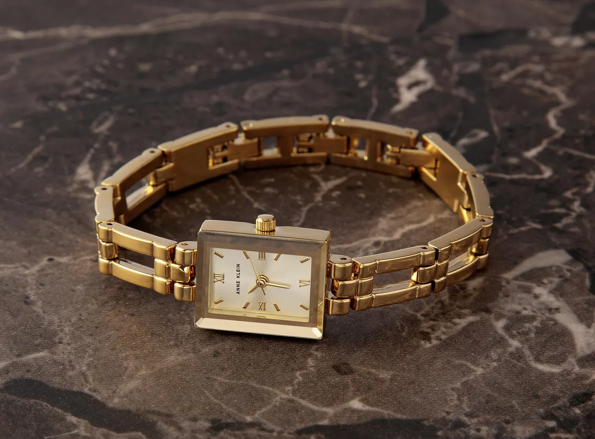 Anne Klein Women's Bracelet Watch 16mm Metal Gold Classic Not Water Resistant - view 4
