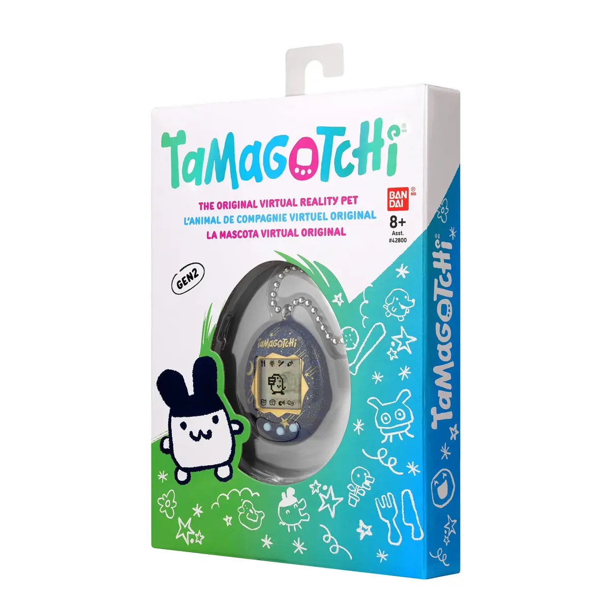 Tamagotchi Original - Starry Shower Electronic Pet | Classic 1997 Generation 2 Programming - view 9