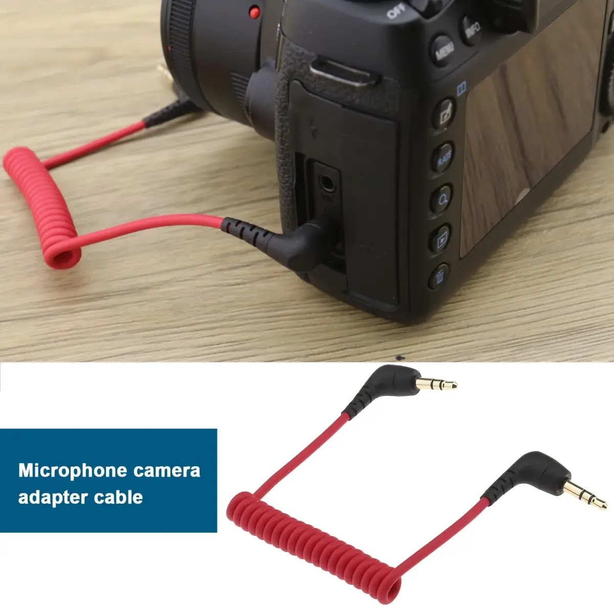 Create idea 3.5mm Microphone Cable Replacement for Rode Wireless Go VideoMic GO 2/ VideoMicro | 40cm (15.7 inch) TRS to TRS Audio Cable - view 2