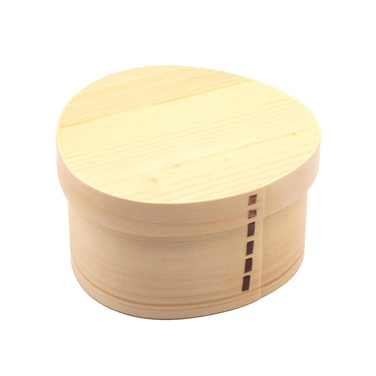 和歌山峠のわっぱめし弁当箱屋さん(wakayama wappa bento box store) Wooden Lunch Box Approx. 14cm | Natural, Single Tier - main product image