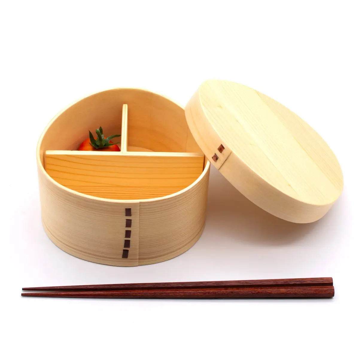 和歌山峠のわっぱめし弁当箱屋さん(wakayama wappa bento box store) Wooden Lunch Box Approx. 14cm | Natural, Single Tier - view 4