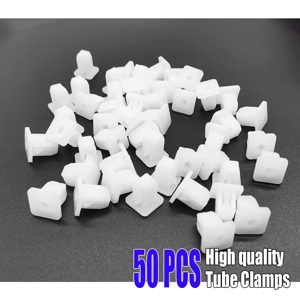 Middrivr 50PCS Car Bumper Retainer Clips | White Nylon Fasteners for Body & Trim - view 4
