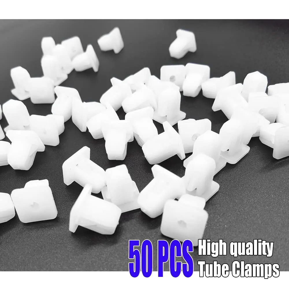 Middrivr 50PCS Car Bumper Retainer Clips | White Nylon Fasteners for Body & Trim - view 5