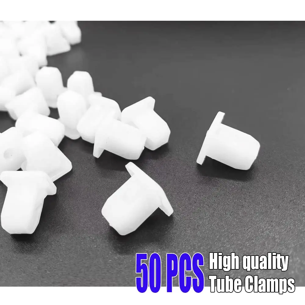 Middrivr 50PCS Car Bumper Retainer Clips | White Nylon Fasteners for Body & Trim - view 3