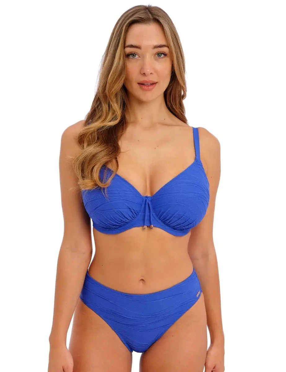 Fantasie Beach Waves Underwire Gathered Full Cup Bikini Top 32GG | Supportive, Full Coverage, Ocean-Inspired Design - view 6