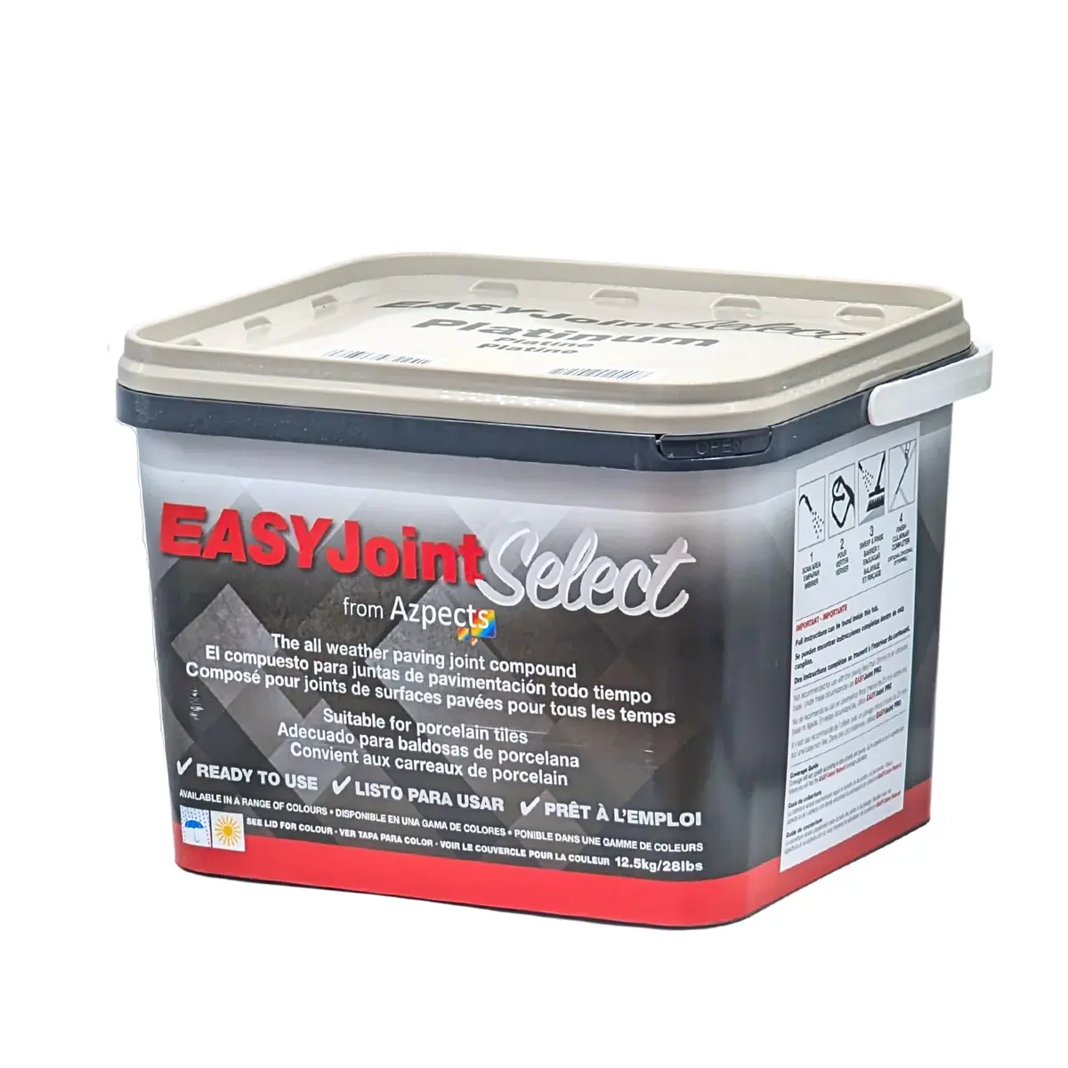 Azpects EASYJoint SELECT (Platinum) 12.5kg | Contemporary Paving Joint Filler - main product image