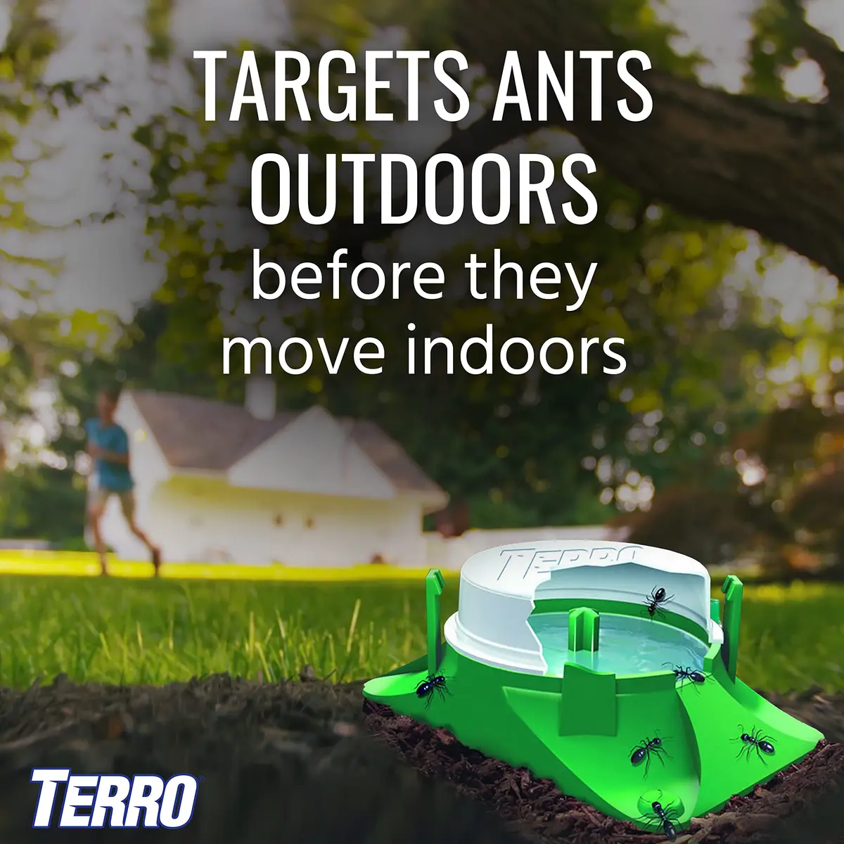 Terro Outdoor Liquid Ant Bait Stations 12-Pack | Fast Ant Colony Elimination for Outdoors & Indoors - view 2