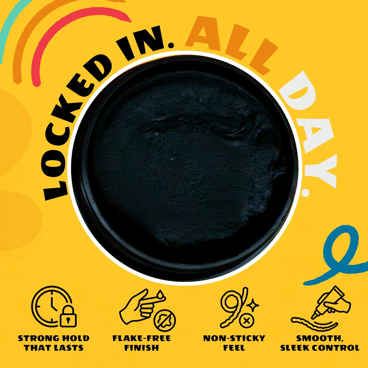 AllDay Locks Lock N Twist Supreme Hold, Edge Control, 5 Oz Jar | Maximum Locking Gel for Dreadlocks & Locs - view 4