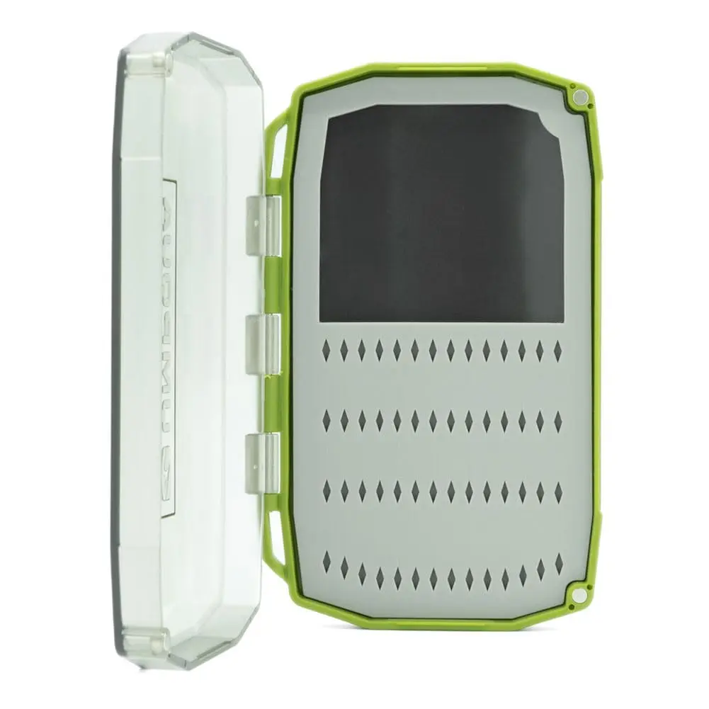 Umpqua UPG Sili Daytripper Fly Box Mini Lime | Silicone & Magnetic Fly Storage (One Size) - view 4