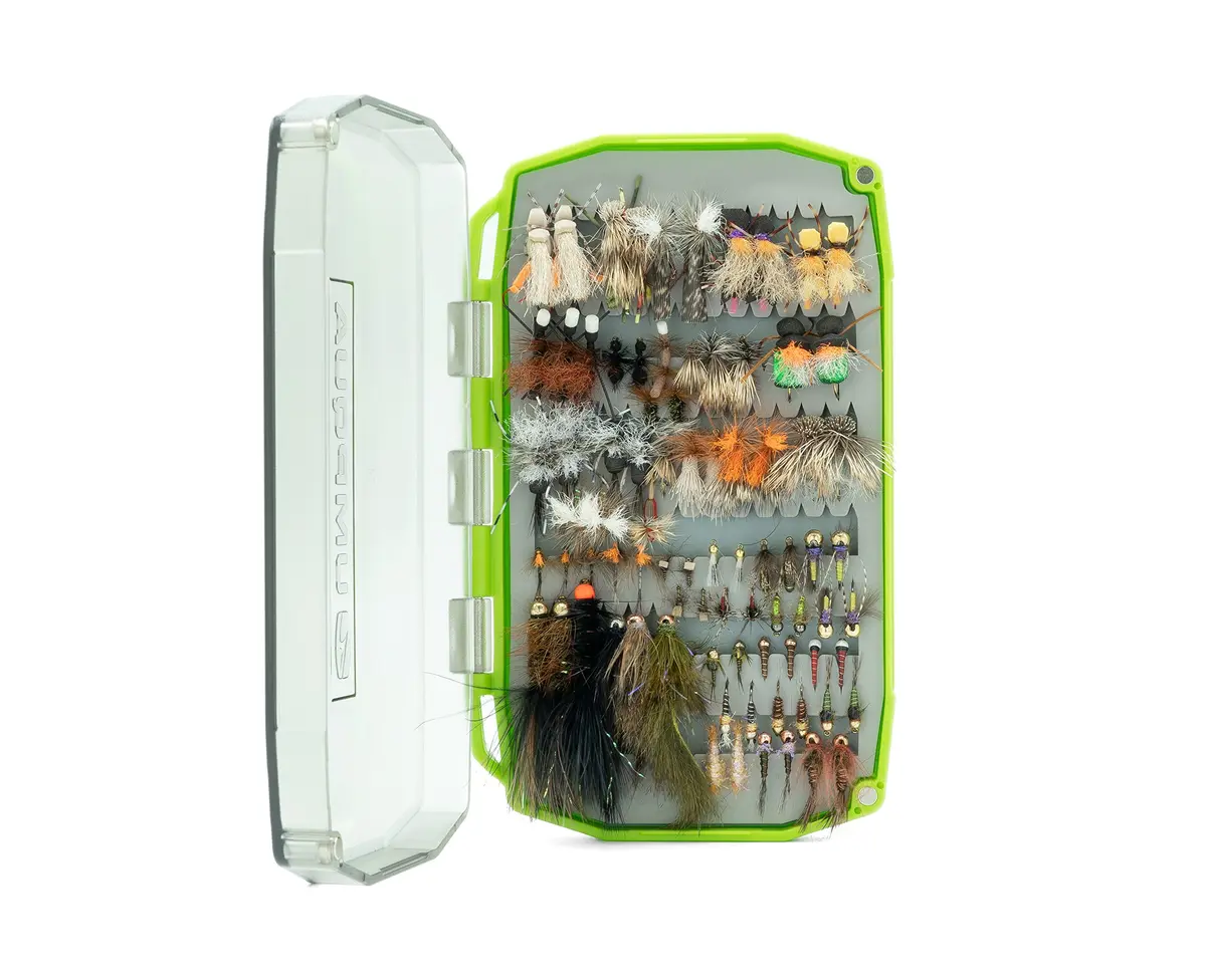 Umpqua UPG Sili Essential Fly Box Mini Blue | Silicone Waterproof Fly Storage (70-120 chars) - view 3