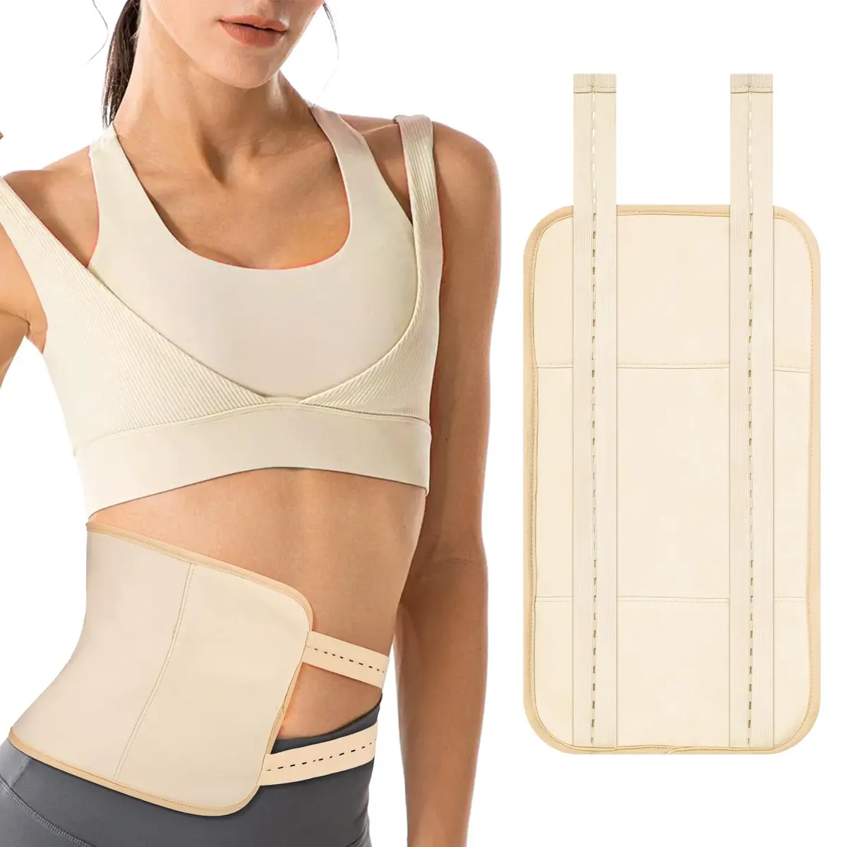 TORPNIA Castor Oil Pack Adjustable Reusable Wrap for Liver Detox 1pcs | Skin-Friendly, Machine Washable, Less Mess - main product image