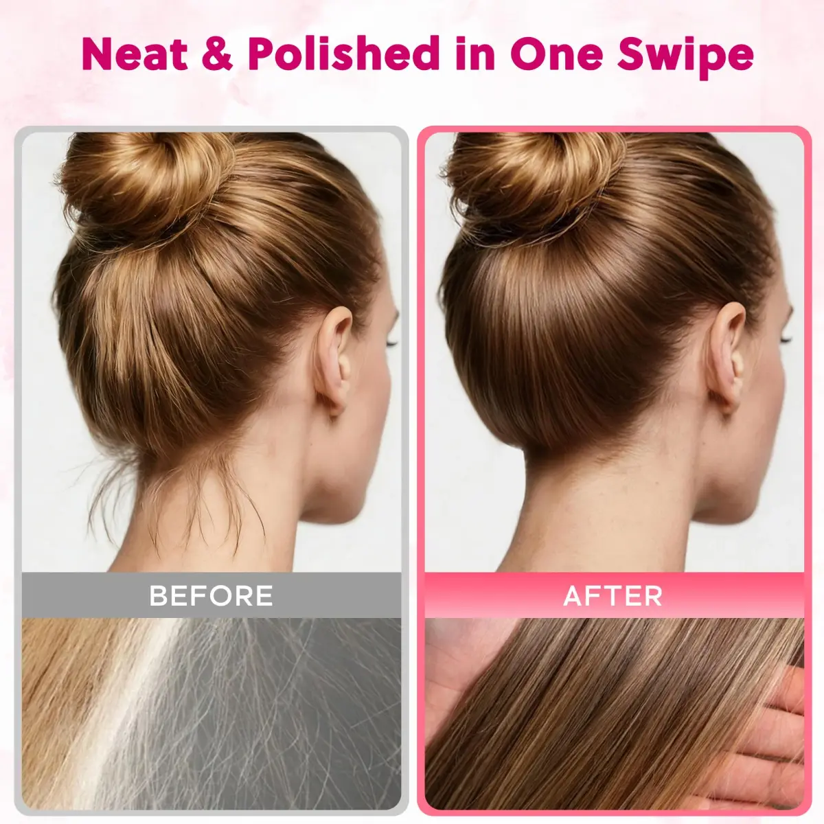 Samnyte Flyaways Hair Stick (4 Pack, 0.7 Fl Oz Each) | Tames Frizz, Adds Shine - view 4
