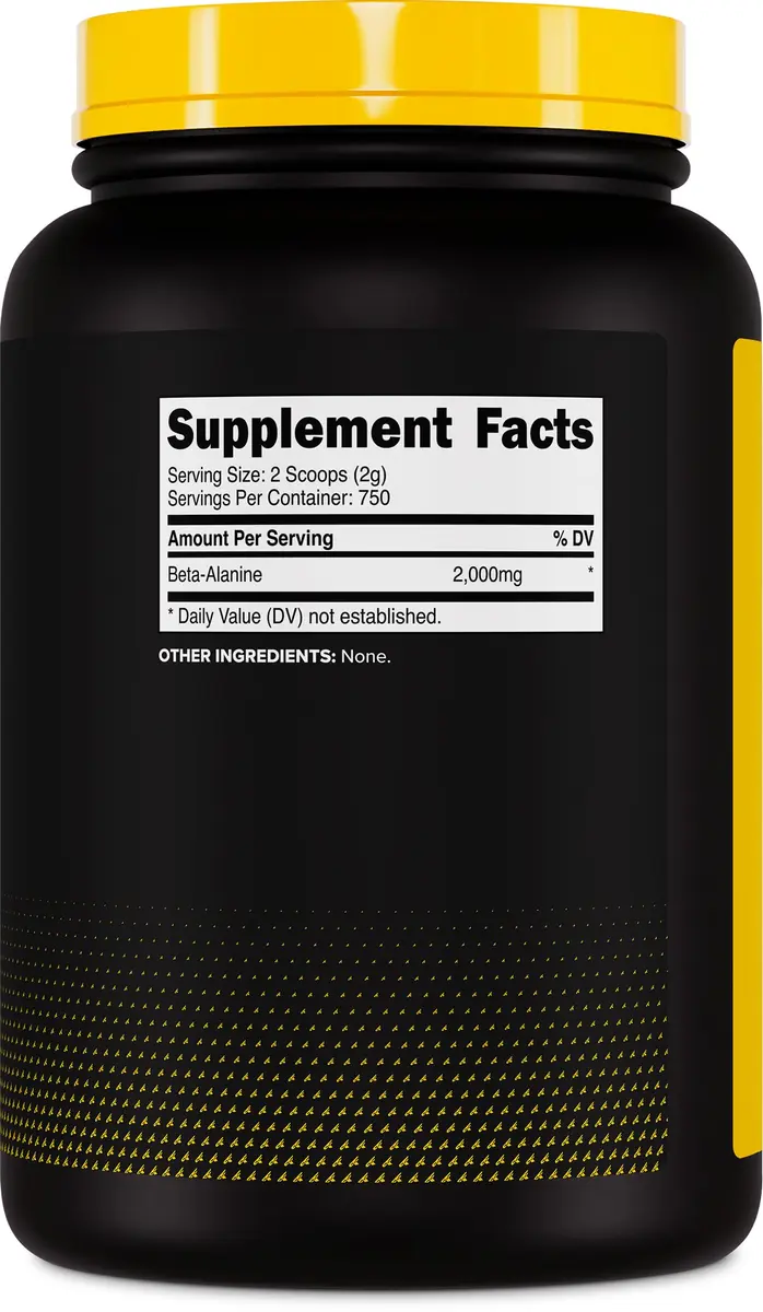 Primaforce Beta Alanine Powder 1.5 kg (3.31 lb) | NSF Certified GMP Compliant Facility - view 4